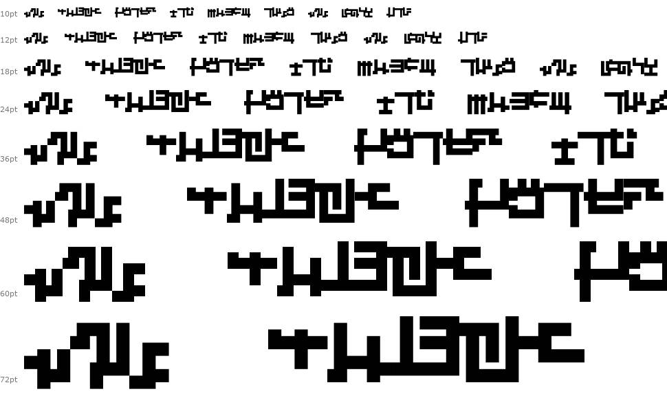 Kruptos font Şelale