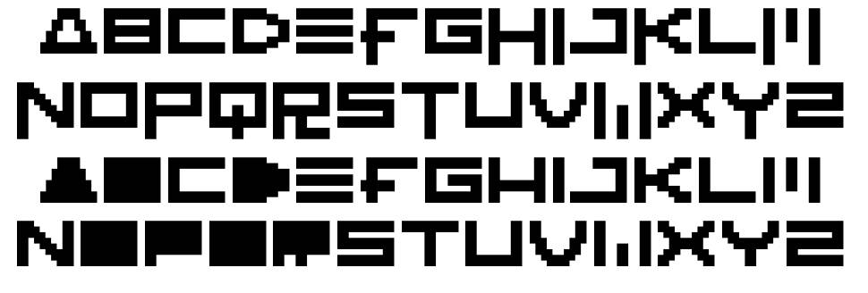 KTech font Örnekler