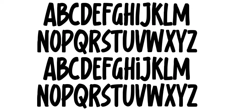 Kuda font specimens