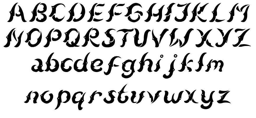Kudihyang フォント 標本