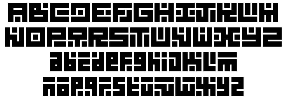Kuficology font specimens