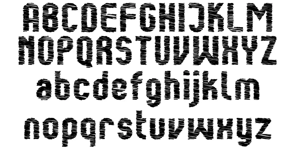 Kumba Scrawl font Örnekler