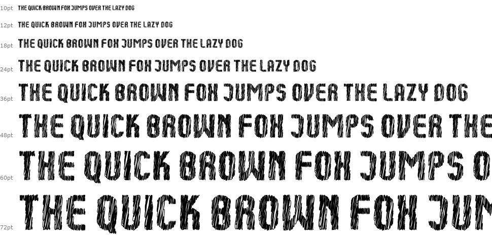 Kumba Sketch font Şelale