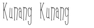 Kunang Kunang písmo