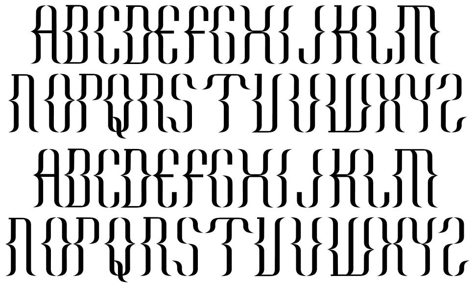 Kurawal font Örnekler