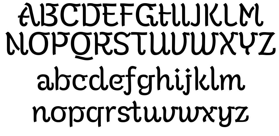 Kutai font Örnekler