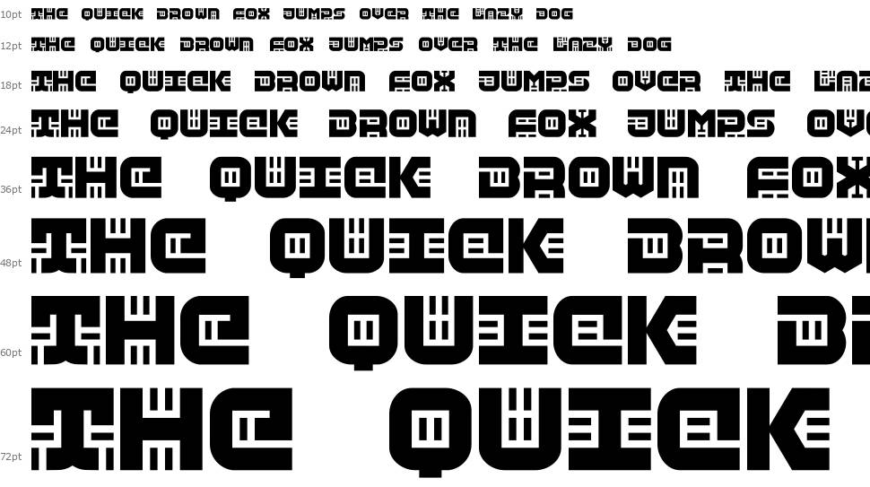 Kwark font Şelale