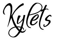 Kylets шрифт