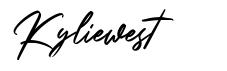 Kyliewest font