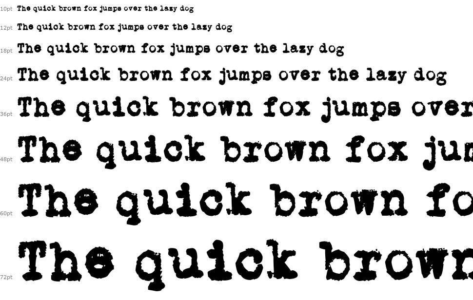 L.C. Smith 5 Typewriter font Şelale