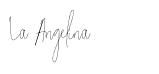 La Angelina 字形