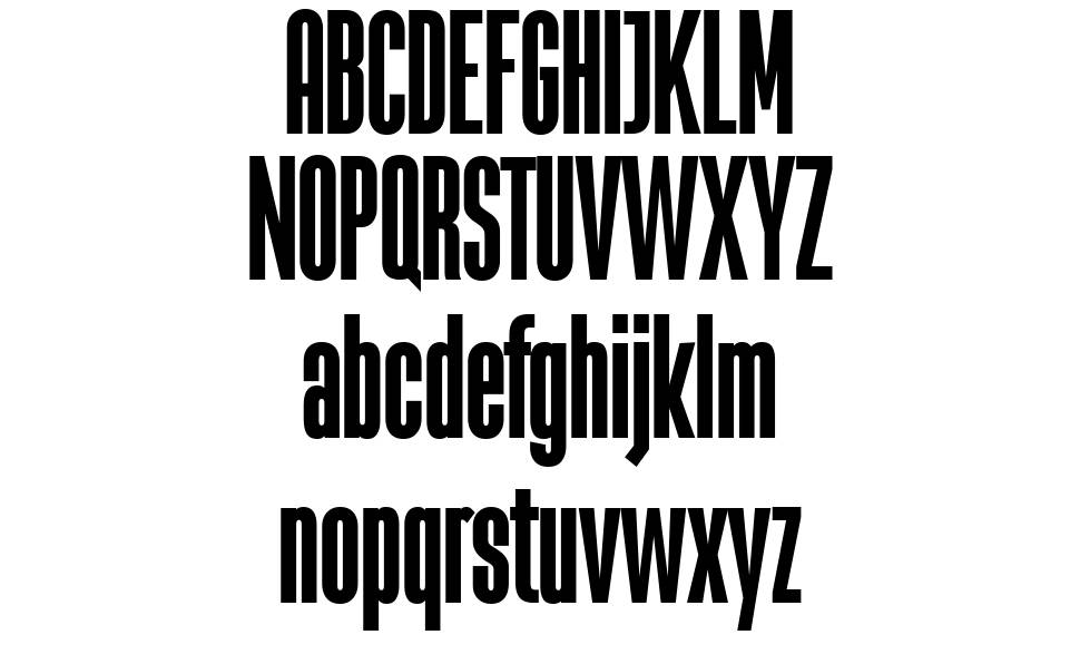 La Babaca font Örnekler