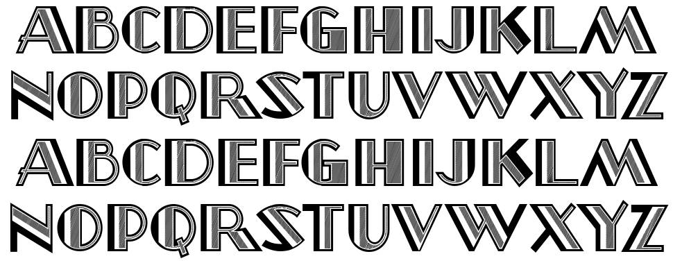 La Carrera font specimens