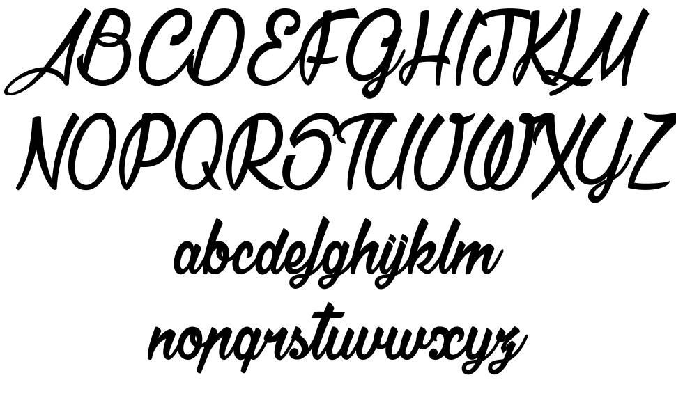 La Cithare font Örnekler