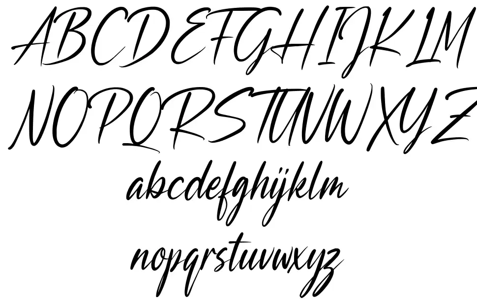 La Compagnie des Hirondelles schriftart