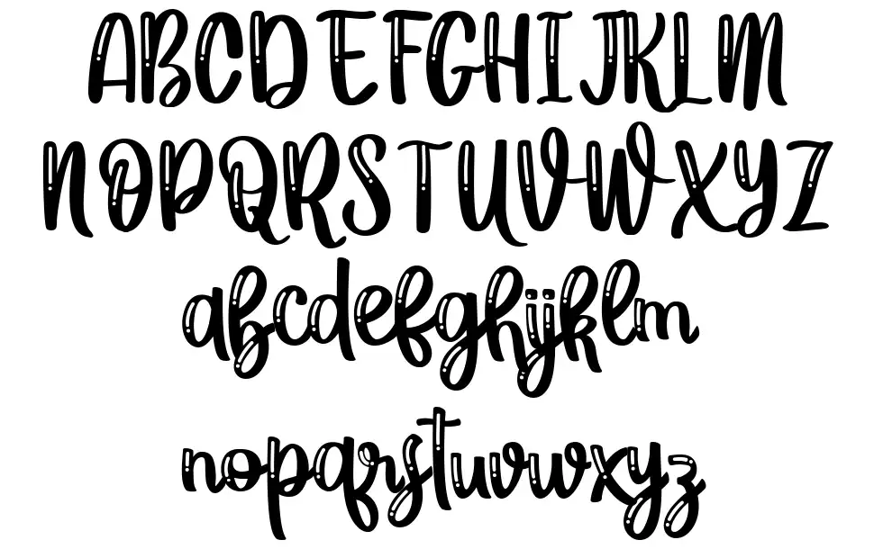 La Fiesta font specimens