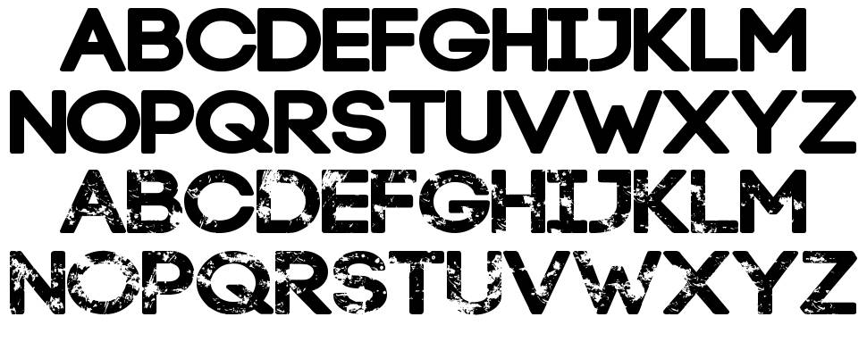 LA Street Kids font specimens