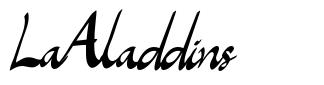 LaAladdins шрифт