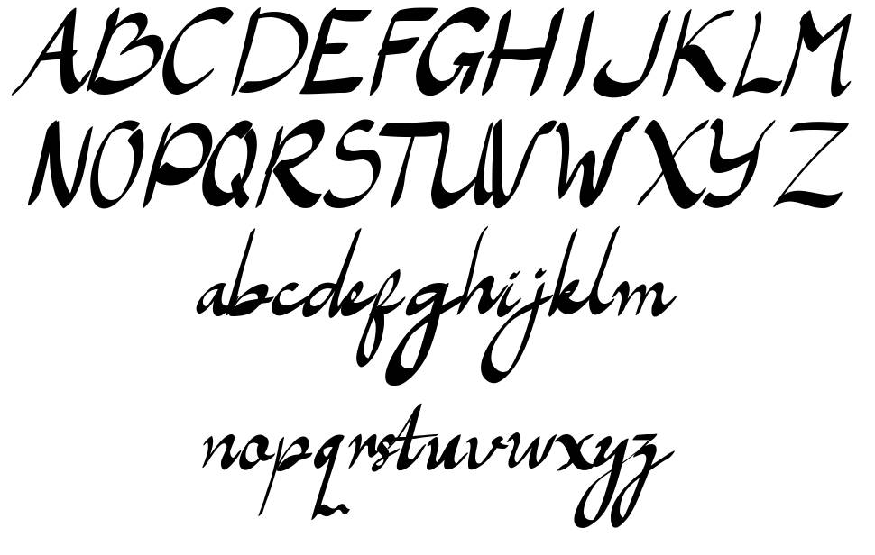 LaAladdins フォント 標本