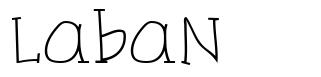 Laban шрифт