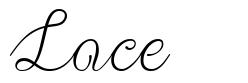 Lace font by Matteo Milazzo - FontRiver