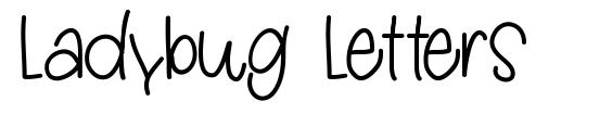 Ladybug Letters 字形