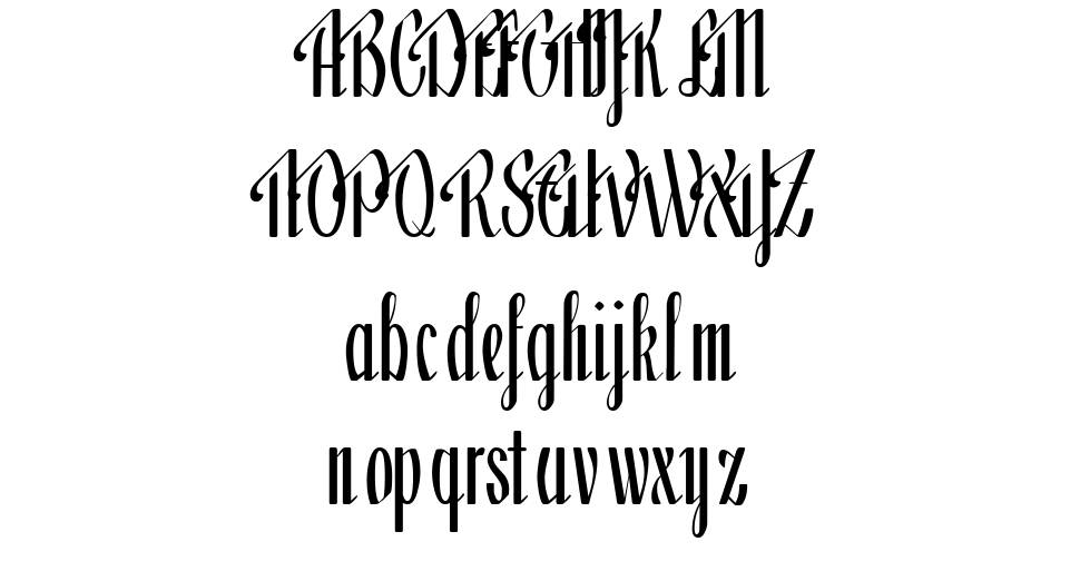 Lage Goyesca フォント 標本