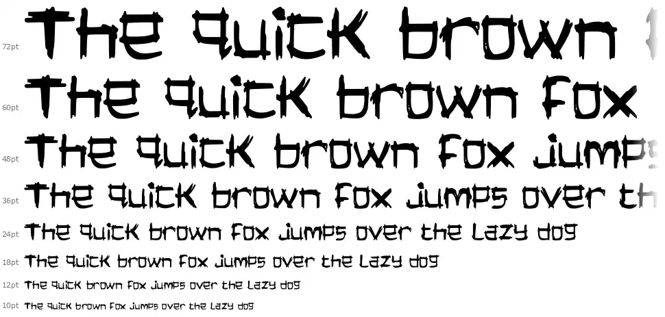 Lagos Trafficfont waterfall