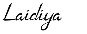 Laidiya font
