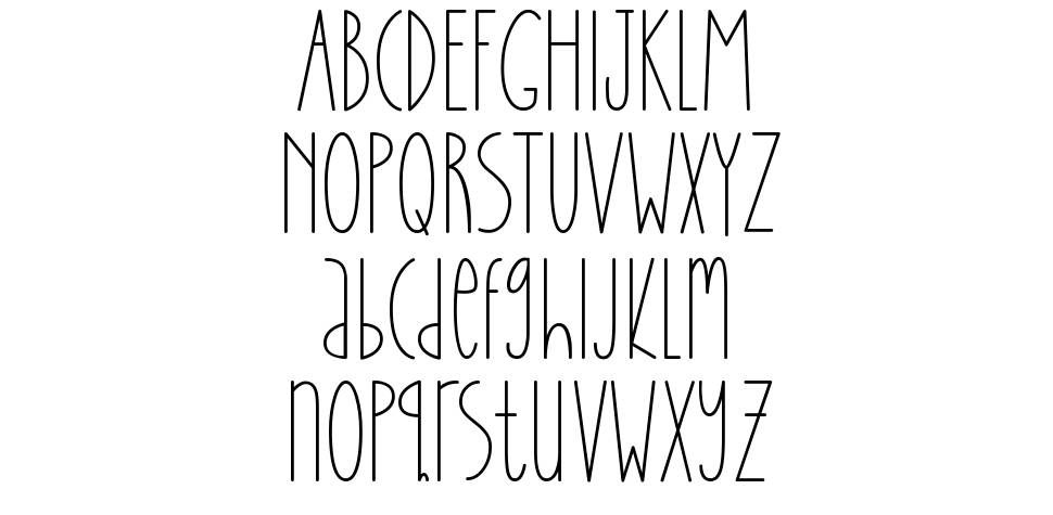 Lakehouse font specimens