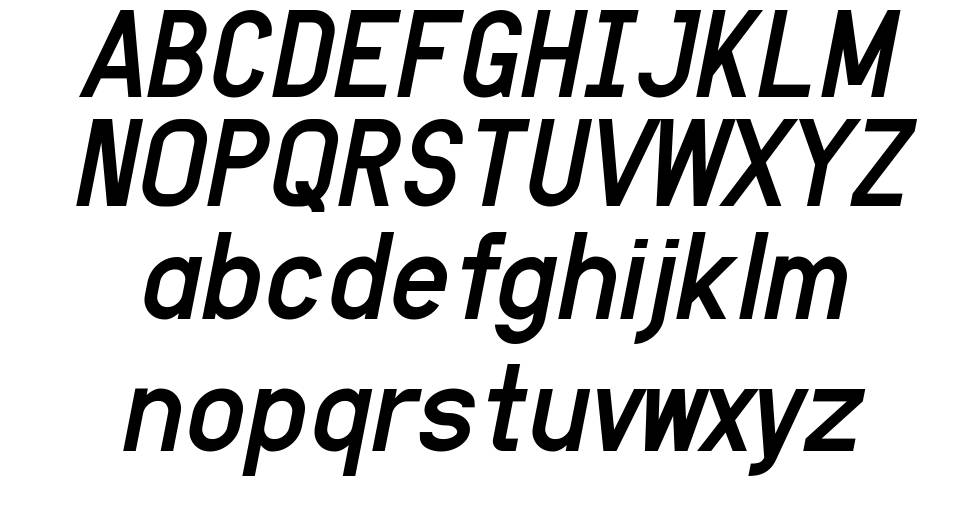 Lambda font specimens