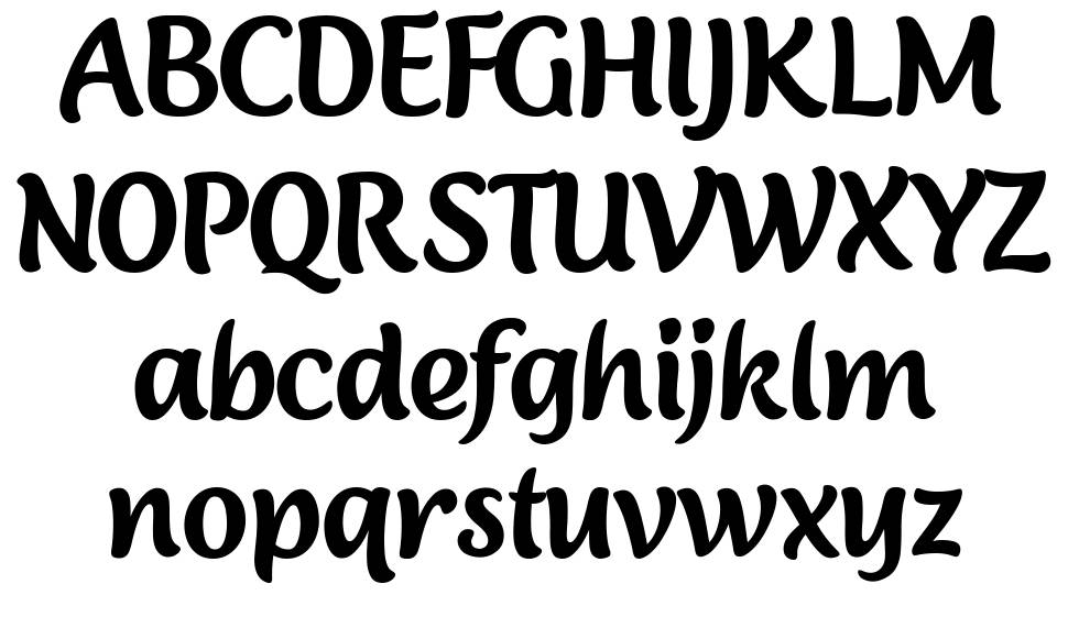 Lambola font Örnekler