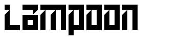 Lampoon font