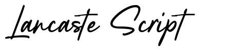 Lancaste Script шрифт
