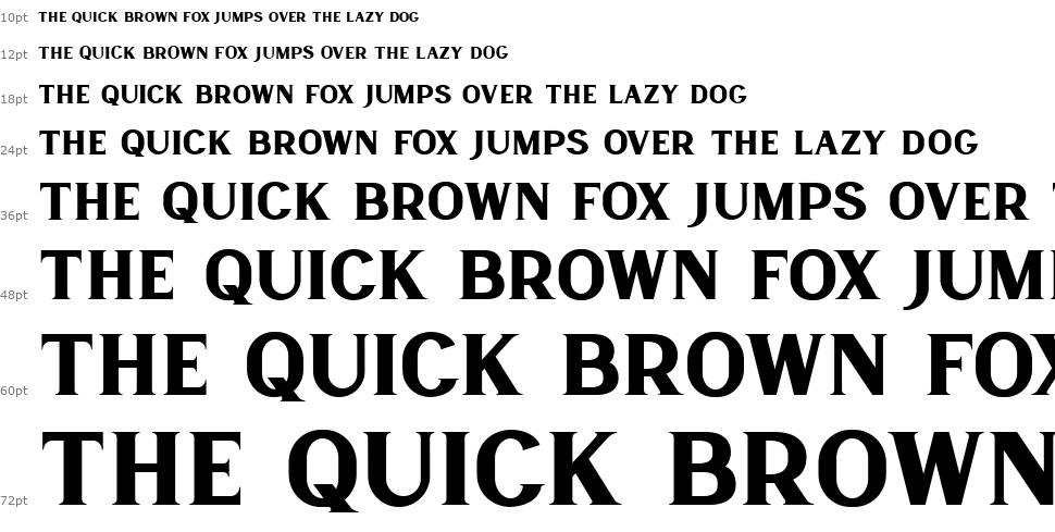 Lancaste Serif font Şelale