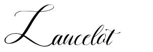 Lancelot písmo