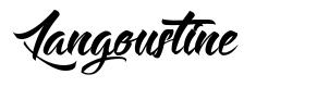 Langoustine schriftart