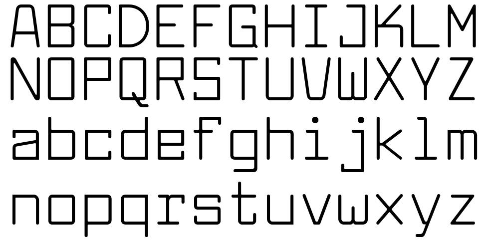 Larabie Font font specimens