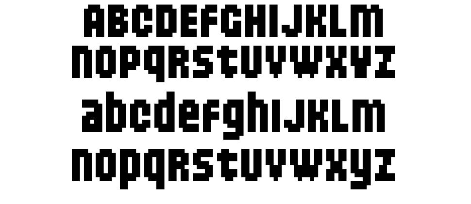 Larceny font Örnekler