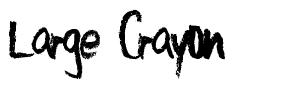 Large Crayon шрифт