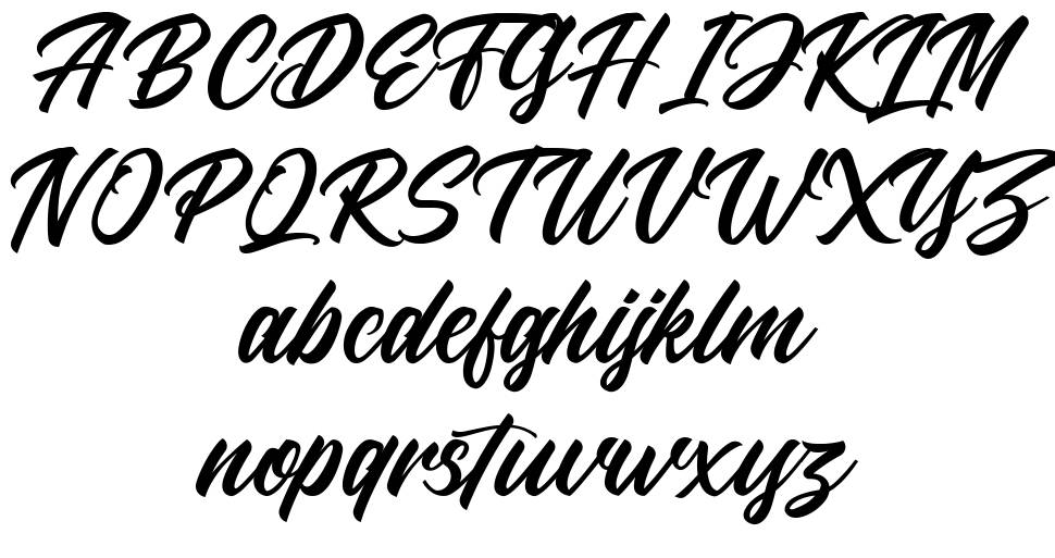 Larizo font Örnekler