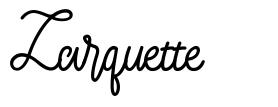 Larquette 字形