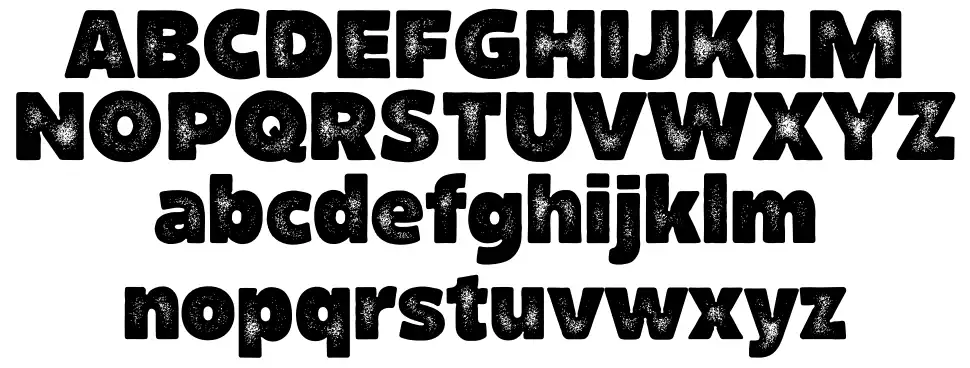 Larrikin font specimens