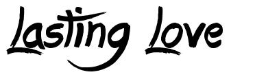 Lasting Love 字形