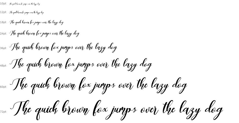 Latte Coffee Script font Şelale