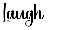 Laugh шрифт