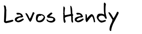 Lavos Handy шрифт