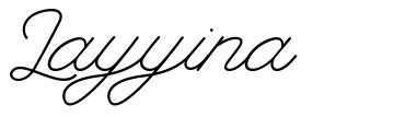 Layyina font