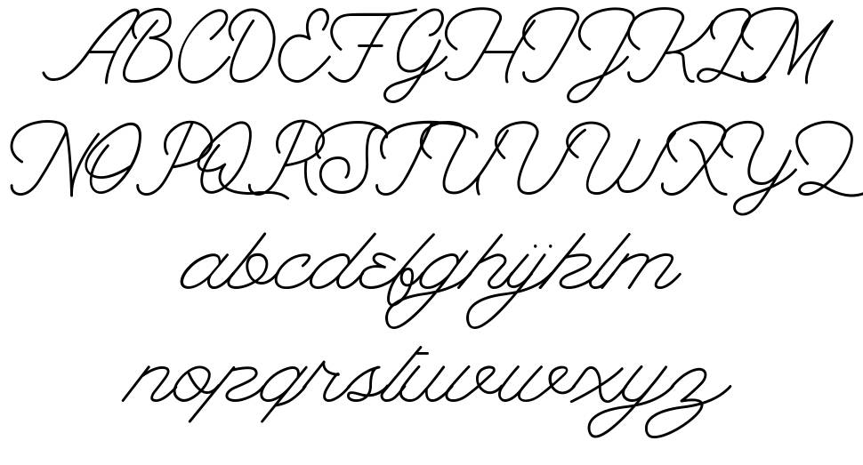 Layyina font specimens