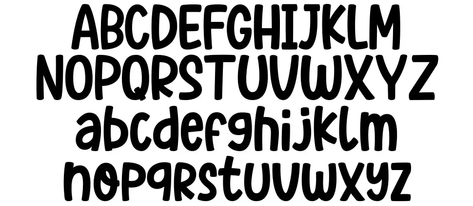Lazy Meowfont specimens